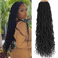 8 Packs Soft Locs With Curly Ends 24 Inch Goddess Faux Locs Crochet Braids Boho Crochet Bohemian Locs Hair For Women Crochet Dre