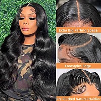 Lace Front Wigs Human Hair 13X4 Body Wave Lace Frontal Wigs Human Hair For Women 200 Density Hd Transparent 22 Inch Glueless V