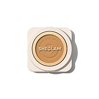 Sheglam Skinfocus Full Coverage Powder Foundation Oilcontrol Lightweight Face Pressed Powder Makeupwheat