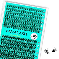 Vavalash Lash Clusters 20D30Dc1016Mm Diy Individual Lashes 280 Pcs Cluster Lashes 10D 20D 30D 40D 50D C D Curl Volume False