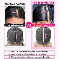 Pizazz 13X6 Hd Transparent Lace Front Wigs Human Hair Pre Plucked 180 Density Brazilian Body Wave Frontal Wigs Human Hair With B