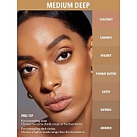 Sheglam 12Hr Full Coverage Concealer Matte Finish Concealer Stick For Under Eye And Dark Circles Caramel