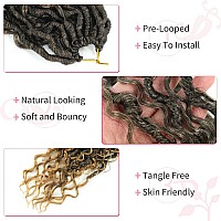 Alicoco Goddess Locs Crochet Hair 22 Inch 8 Packs Faux Locs Crochet Hair For Women Boho Locs Prelooped River Crochet Locs With