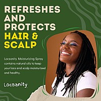 Locsanity Rosewater And Peppermint Daily Moisturizing Spray Jumbo Size Hydrating Dreadlock Spray To Nourish The Scalp And Prot