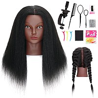 Mannequin Head With Human Hair 16 Cosmetology Manikin Doll Head With 100 Real Human Hair For Braiding Hairdresser Practice St