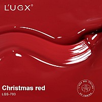 Lugx Red Gel Nail Polish 15Ml Christmas Cherry Dark Red Gel Polish Deep Soak Off Uv Gel Colors For Nails Art Diy Manicure Ped