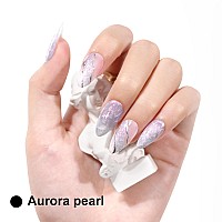 Lugx Pearl Gel Nail Polish 15Ml Aurora Iridescent Gel Polish Mermaid Shimmer Glazed Donut Pearlescent Uv Gel Colors For Nails A