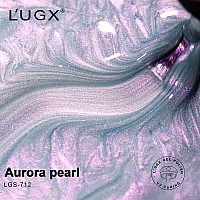 Lugx Pearl Gel Nail Polish 15Ml Aurora Iridescent Gel Polish Mermaid Shimmer Glazed Donut Pearlescent Uv Gel Colors For Nails A