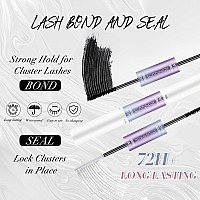 Lankiz Diy Lash Extension Kit Manga Lashes Cluster Lashes With Strong Hold Lash Bond And Seal And Eyelashes Applicator Tool Twe