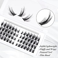 Lankiz Diy Lash Extension Kit Manga Lashes Cluster Lashes With Strong Hold Lash Bond And Seal And Eyelashes Applicator Tool Twe