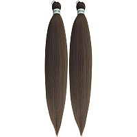 Leticia Flax Brown Braiding Hair Pre Stetched Kanekalon Braiding Hair Extensions