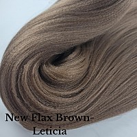 Leticia Flax Brown Braiding Hair Pre Stetched Kanekalon Braiding Hair Extensions