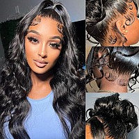 Aaliweya 360 Lace Front Wigs Human Hair Body Wave 360 Hd Full Lace Frontal Wigs For Women Pre Plucked With Baby Hair Glueless Wi