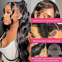 Aaliweya 360 Lace Front Wigs Human Hair Body Wave 360 Hd Full Lace Frontal Wigs For Women Pre Plucked With Baby Hair Glueless Wi