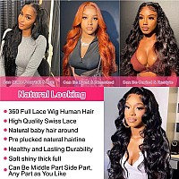 Aaliweya 360 Lace Front Wigs Human Hair Body Wave 360 Hd Full Lace Frontal Wigs For Women Pre Plucked With Baby Hair Glueless Wi