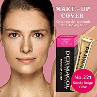 Dermacol Mini Full Coverage Foundation 13G Liquid Makeup Matte Foundation With Spf 30 Waterproof Foundation For Oily Skin A