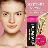 Dermacol Mini Full Coverage Foundation 13G Liquid Makeup Matte Foundation With Spf 30 Waterproof Foundation For Oily Skin A