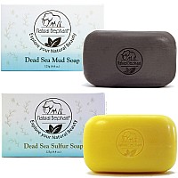 Natural Elephant Dead Sea Sulfur Soap 44 Oz With Dead Sea Salt Aloe Vera Sulphur Face And Body Bar For All Skin Types 1 Sulf