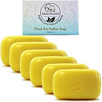 Natural Elephant Dead Sea Sulfur Soap 44 Oz With Dead Sea Salt Aloe Vera Sulphur Face And Body Cleanser Bar For All Skin Type