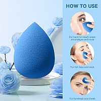 Facemade 6 Pcs Makeup Sponges Set Makeup Sponges For Foundation Latex Free Beauty Sponges Flawless For Liquid Cream And Powd