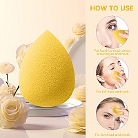 Facemade 6 Pcs Makeup Sponges Set Makeup Sponges For Foundation Latex Free Beauty Sponges Flawless For Liquid Cream And Powd