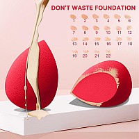 Facemade 6 Pcs Makeup Sponges Set Makeup Sponges For Foundation Latex Free Beauty Sponges Flawless For Liquid Cream And Powd