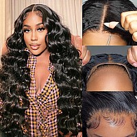 Foreverlove Wear And Go Glueless 5X5 Hd Lace Closure Wigs Human Hair Body Wave 200 Density Brazilian Human Hair Wigs For Black