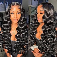 Foreverlove Ready To Wear Glueless Wigs Human Hair Loose Curl 5X5 Hd Lace Closure Wigs Human Hair Pre Plucked Pre Cut 200 Densi