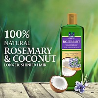 Parachute Advansed Rosemary Enriched Coconut Hair Oil For 2X Longer Thicker Hair Reduces Hairfall Strengthens Hair All Ha