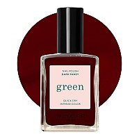 Manucurist Green Nail Polish Dark Pansy Natural Classic Nail Polish 9Free Vegan And Plantbased Nail Polish 67 05 Fl Oz