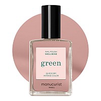 Manucurist Green Nail Polish Shell Beige Natural Classic Nail Polish 9Free Vegan And Plantbased Nail Polish 82 Manicure