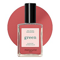 Manucurist Green Nail Polish Bois De Rose Natural Classic Nail Polish 9Free Vegan And Plantbased Nail Polish 80 Manicur