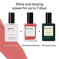 Manucurist Green Nail Polish Bois De Rose Natural Classic Nail Polish 9Free Vegan And Plantbased Nail Polish 80 Manicur