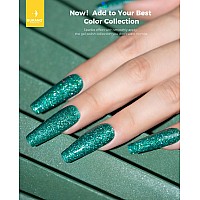 Burano Glitter Gel Nail Polish Led Uv Nail Gel Shimmer Holographic Effect Soak Off Gel Curing Required No Chip Gel Polish Spar