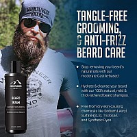 Mountaineer Brand Beard Wash For Men 100 Natural Beard Shampoo Thick Cleaning Softening Lather For Hair And Skin Hydrate