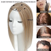 Aimeolyn Hair Toppers For Women Real Human Hairhair Toppers For Women No Bangs Top Hair Extensions Hair Pieces For Thinning Hai