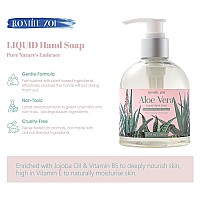 Romiie Zoi Liquid Hand Soap With Gift Box Aloe Vera 260Ml 87 Flozpack Of 3