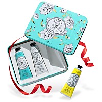 La Chatelaine Hand Cream Trio Tin Gift Set Natural Hand Lotion Made In France With 20 Organic Shea Butter Moisturizing Gard