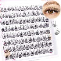 Lash Clusters Wispy Individual Lash Extensions Natural Cluster Lashes 9-11MM 96pcs DIY Eyelash Extension C Curl Eyelash Clusters by Ruairie