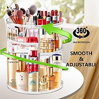 Leewent 360 Rotating Makeup Organizer Large Capacity Cosmetics Organizer For Perfume Holder Organizer Countertop Diy Spinning M