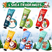 Eleanores Diary Hand Cream Gift Set 6 Mini Travel Size Lotions Shea Butter For Dry Cracked Hands Calendar Advent Gifts