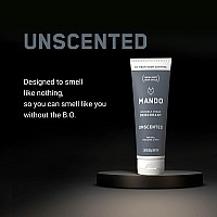 Mando Whole Body Deodorant For Men Invisible Cream 72 Hour Odor Control Aluminum Free Baking Soda Free Skin Safe 3 Oun