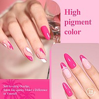 Shoyum Gel Nail Polish 1Pcs 15Ml Hot Pink Gel Polish Bright Summer Neon Colors Gel Polish Soak Off Starters Nail Art Salon Mani