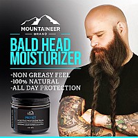 Mountaineer Brand Bald Head Care For Men Protect Moisturizing And Postshave Healing Balm Nongreasy Scalp And Face Matte Mo