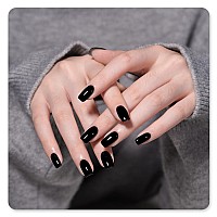 Gaoy Black Gel Nail Polish 16Ml Soak Off Gel Polish Uv Light Cure For Nail Art Diy Manicure At Home 2026 Flawless Black