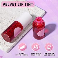 Fovcos Lip Tint Stain Lip Glosses Moisturizing Lip Stain Lip Tint Skin Tint Lipplumping Nonsticky Long Lasting Lip Make