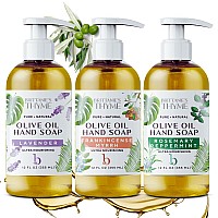 Brittanies Thyme Organic Natural Hand Soap Castile Soap Made Olive Oil And Natural Luxurious Essential Oils Vegan Gluten F