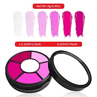 Go Ho 6 Colors Hot Pink Face Body Paintcream Washable Formula Face Paint For Adults Children Halloween Cosplaybody Paint Sfx M