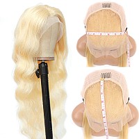 Huangcai 613 Lace Front Wig Human Hair 30Inch 13X6 Blonde Lace Front Wigs Human Hair 613 Body Wave Hd Transparent Lace Frontal