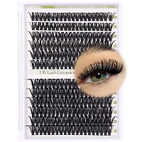 Alice Lash Clusters Diy Lash Extensions 240Pcs 1420Mm Individual Lashes Cluster Lashes Natural 40D D Curl Eyelash Extensions Fa